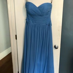 Dessy collection cornflower blue Bridesmaids dress